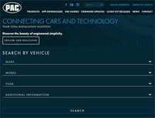 Tablet Screenshot of pac-audio.com